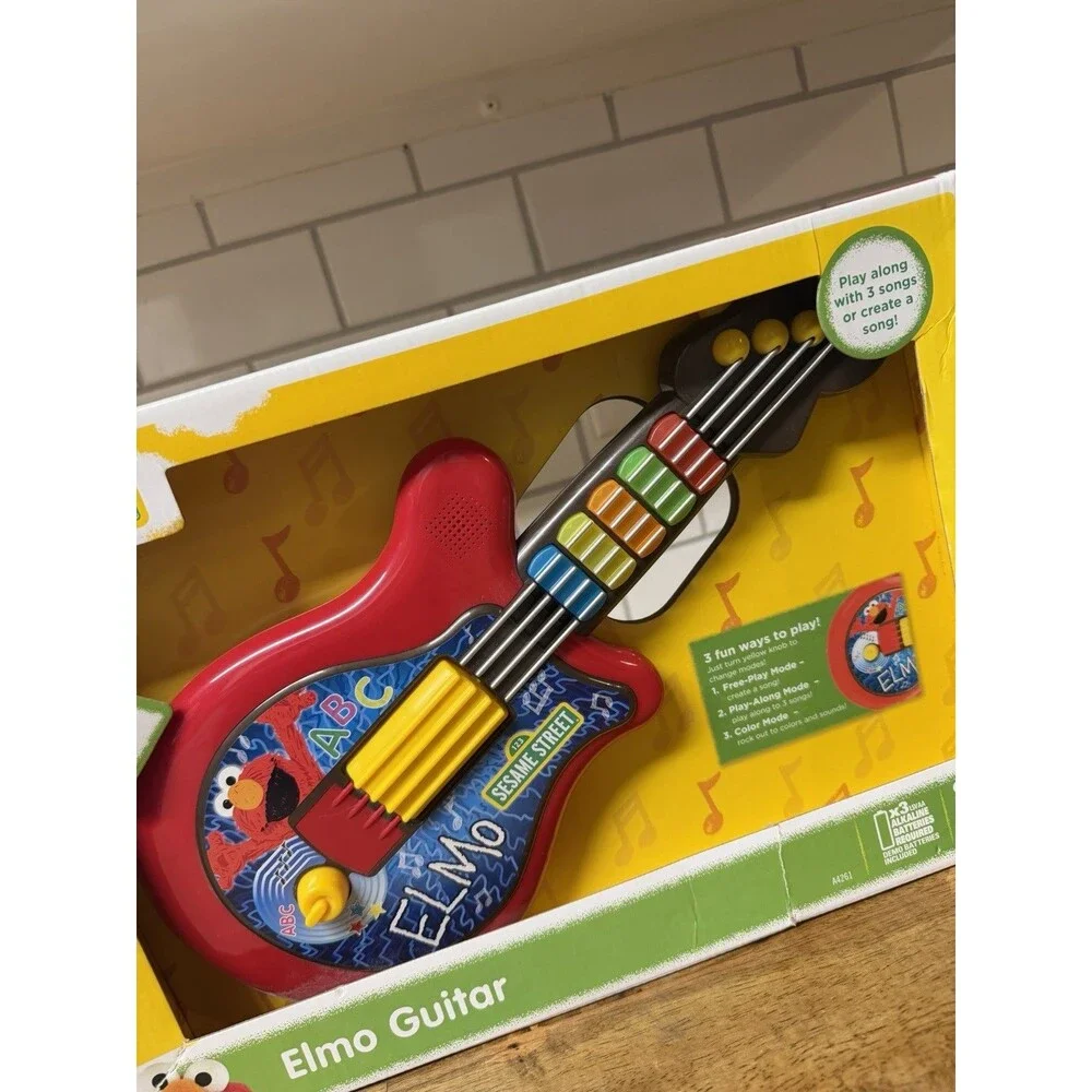 Elmo 2012 Guitar Sesame Street Kids Toddler New With Box